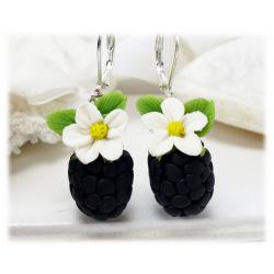 Flowering Blackberry Earrings