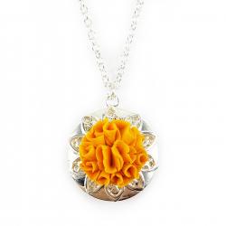 Marigold Locket Necklace