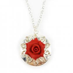 Rose Locket Necklace