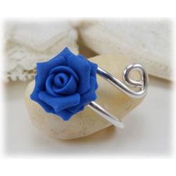 Rose Wrapped Silver Ring