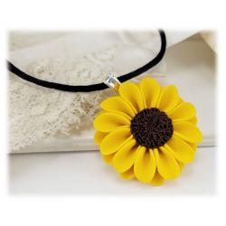 Sunflower Choker Necklace