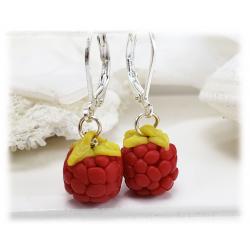 Tiny Raspberry Earrings