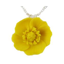 Yellow Buttercup Necklace